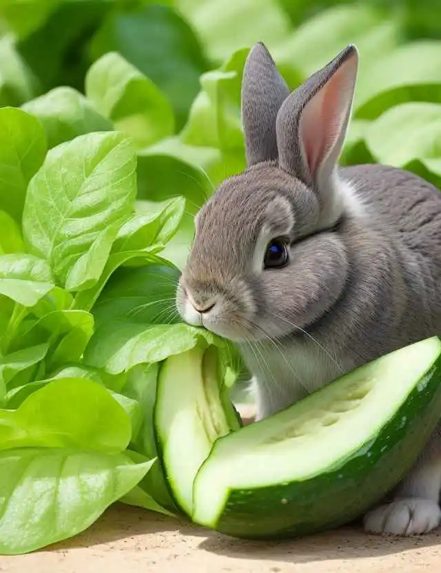 Can Rabbits Eat Cucumbers Leaves