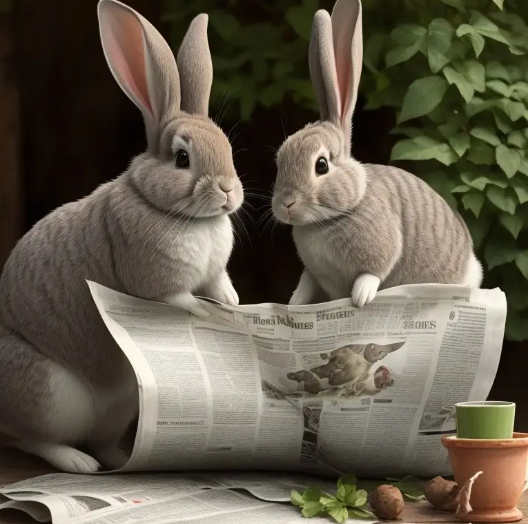 Rabbits Eating Newspaper
Can Rabbits Eat Cardboard?